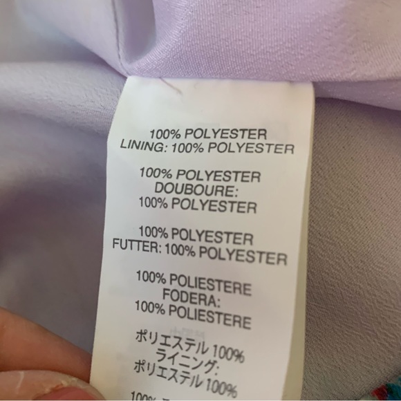 J Crew Tiered Pleated Chiffon Multi-colored Skirt Size 10 - Picture 7 of 9